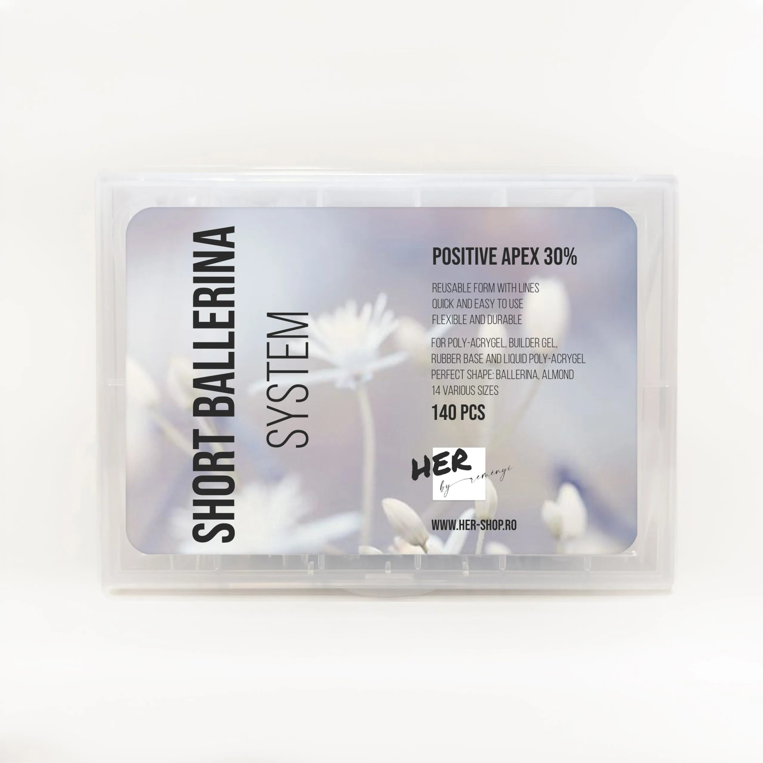 Reusable Tips "SHORT BALLERINA SYSTEM"