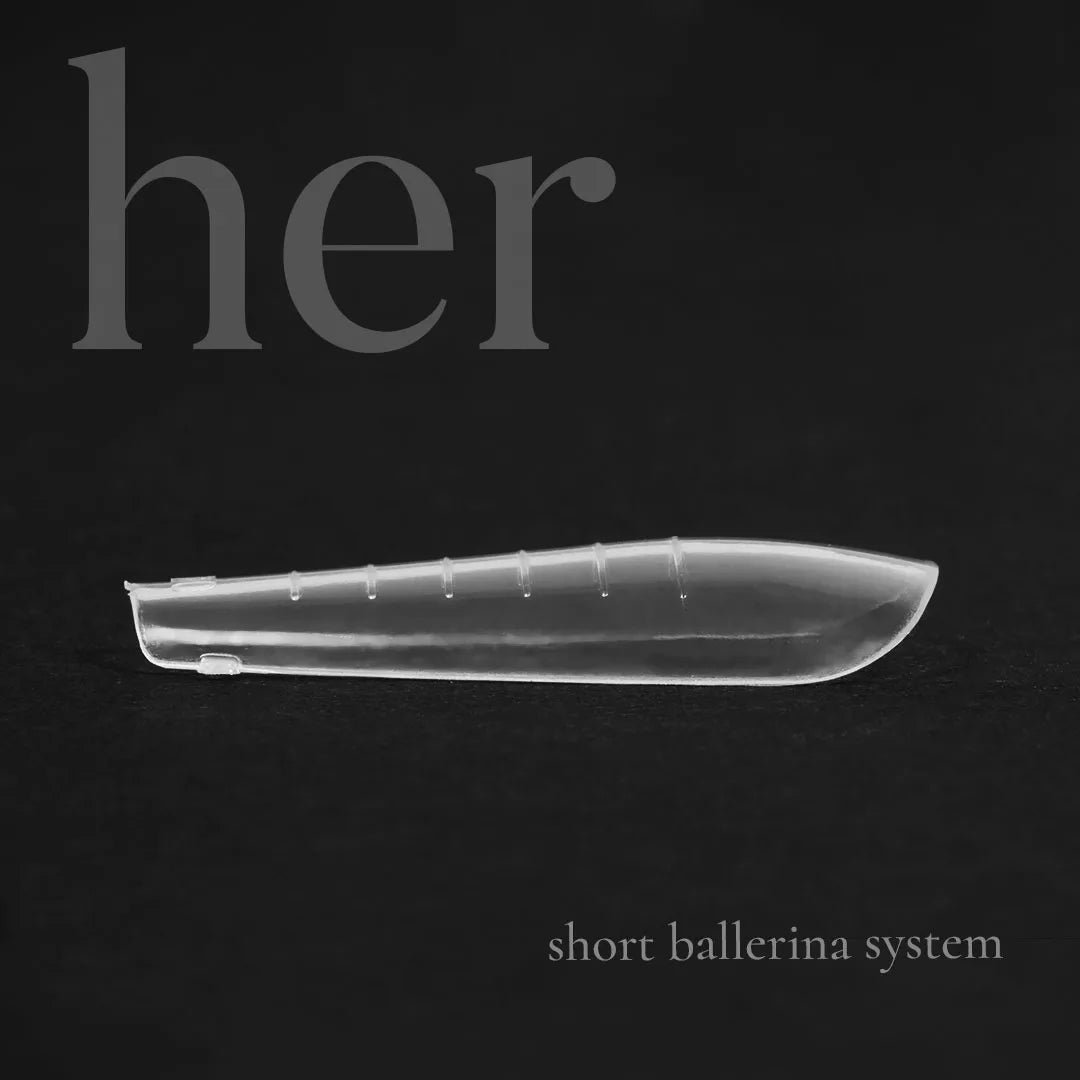 Reusable Tips "SHORT BALLERINA SYSTEM"