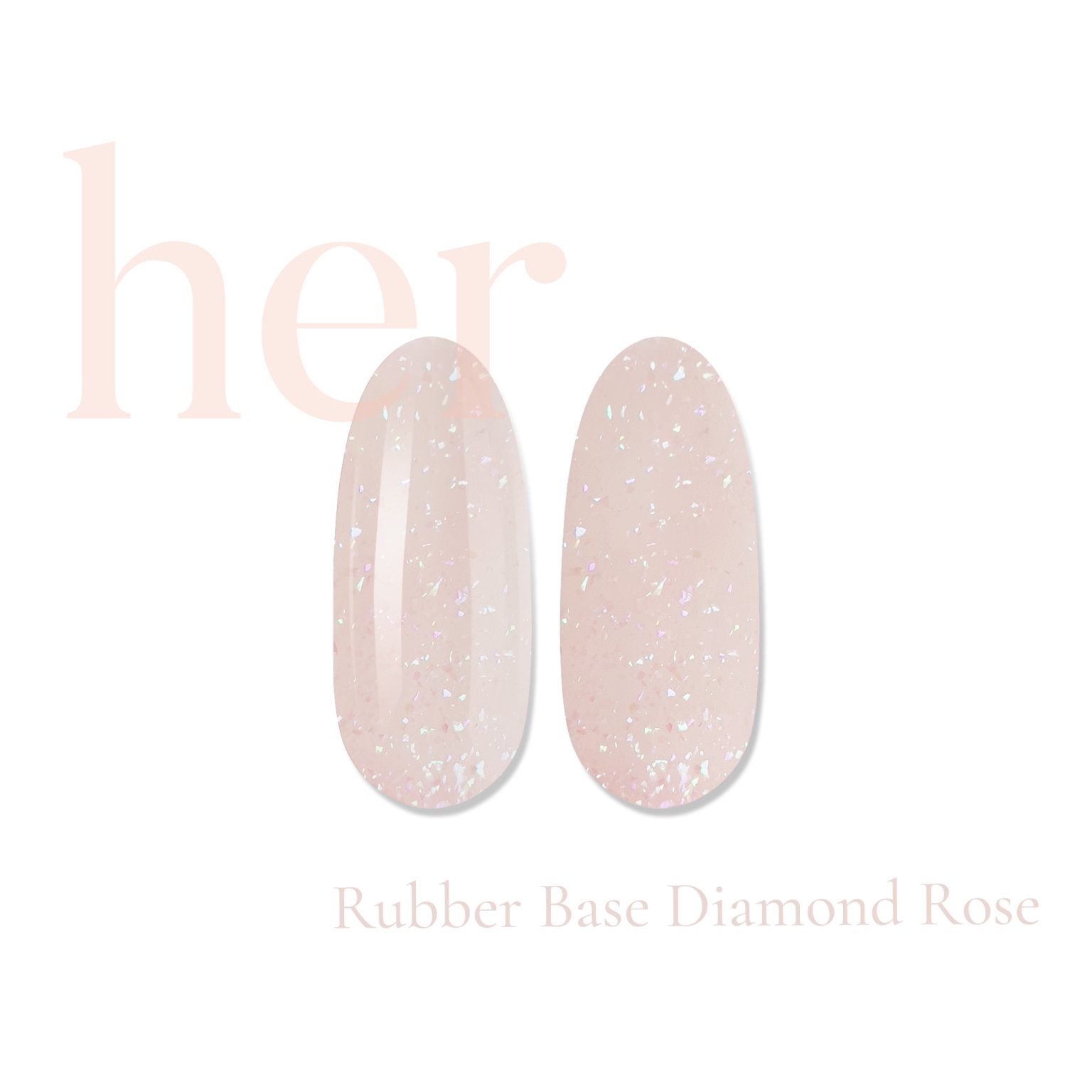 Rubber Base DIAMOND ROSE