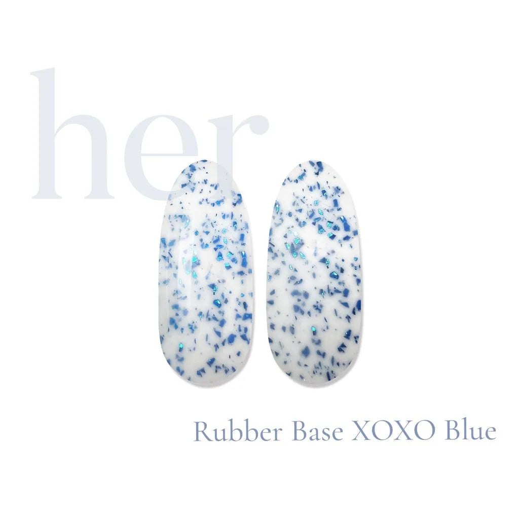 Rubber Base XOXO BLUE